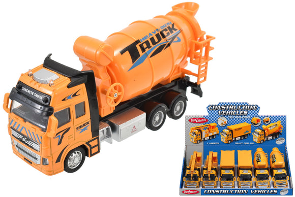 TOYMASTER TY4201 CONSTRUCTION PULL BACK VEHICLE (ONE SUPPLIED AT RANDOM)