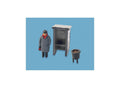PECO MODELSCENE 5034 FOGMAN,HUT AND BRAZIER  OO SCALE FIGURES