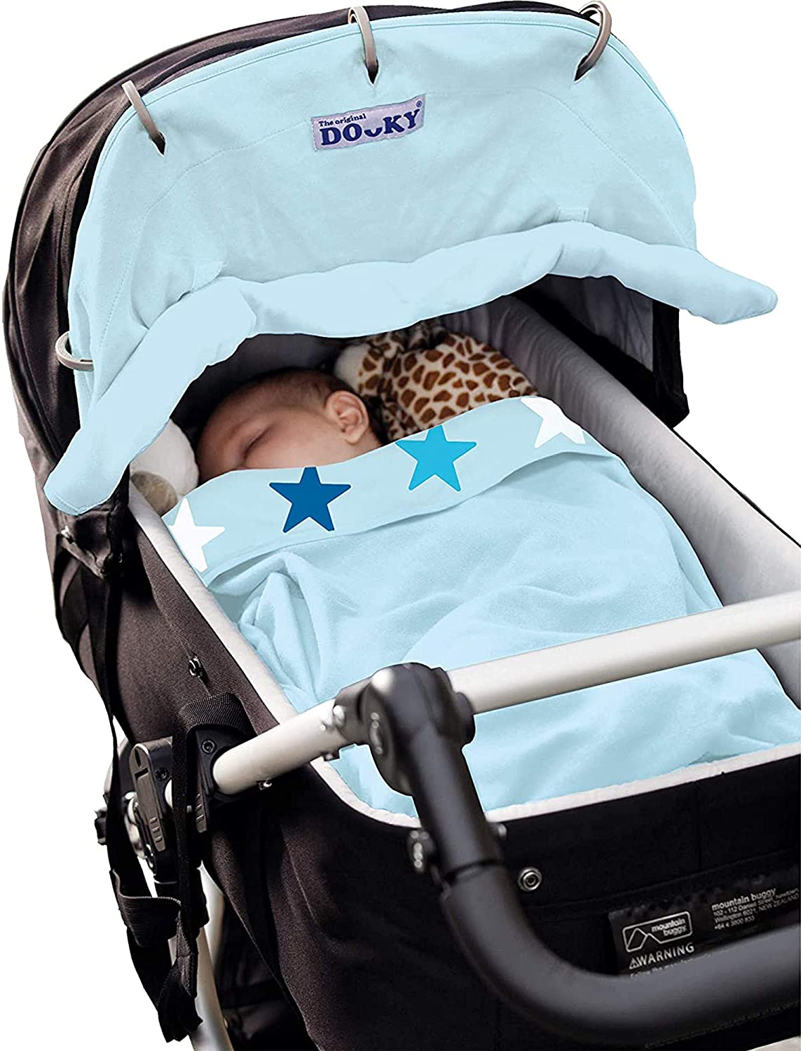Dooky Universal Sun Shade Canopy Parasol Alternative Baby Blue