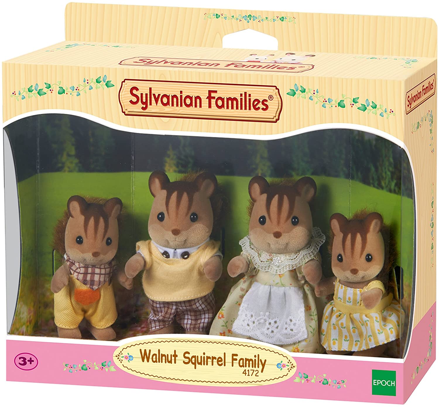 SYLVANIAN 4172 WALNUT SQUIRREL FAMILY