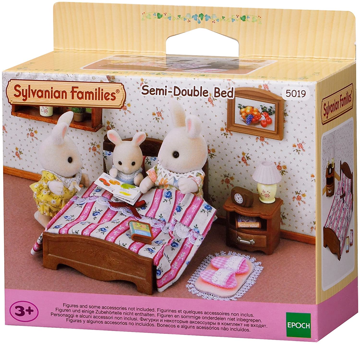 SYLVANIAN FAMILIES 5019 SEMI-DOUBLE BED