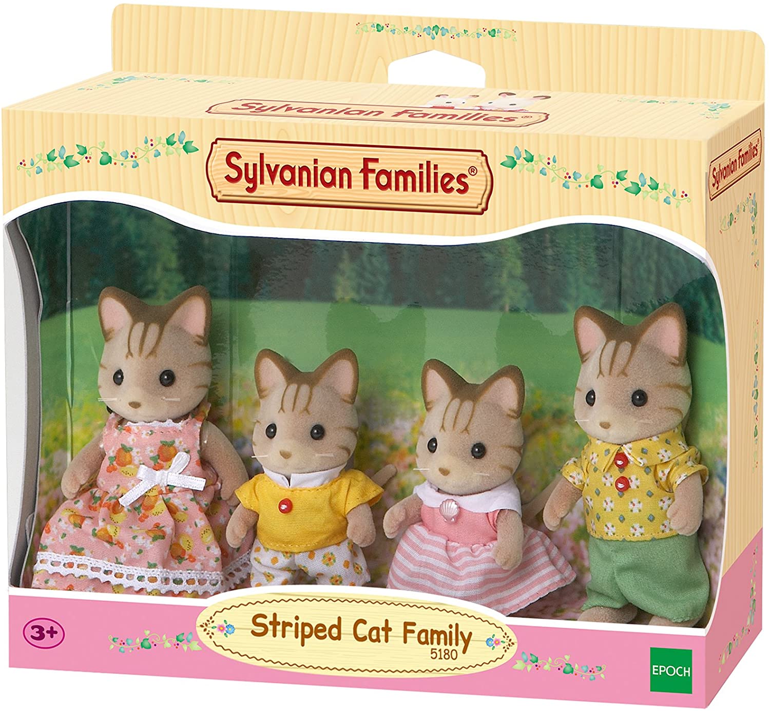 SYLVANIAN 5180 STRIPED CAT FAMILY
