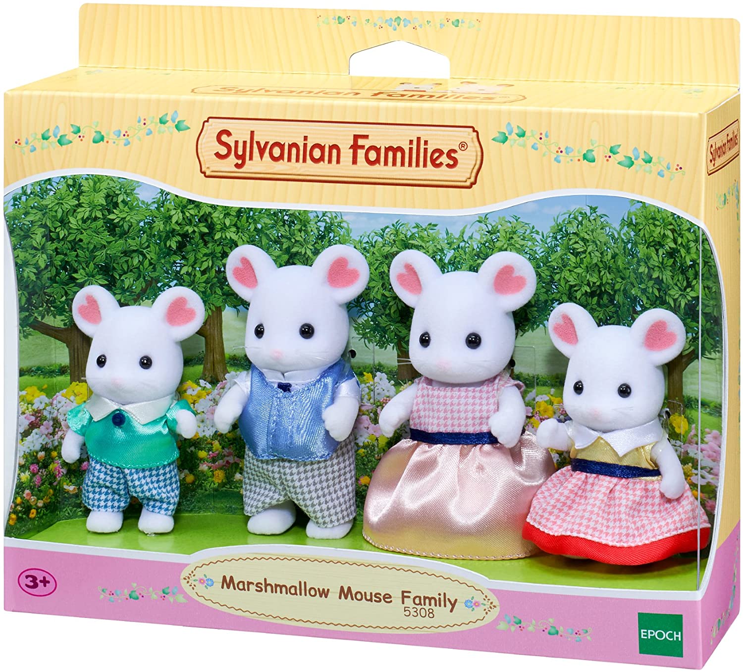 SYLVANIAN 5308 MARSHMALLOW MOUSE FAMILY