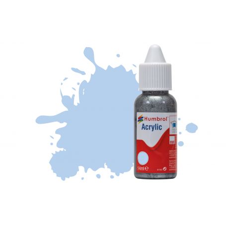 HUMBROL ACRYLIC DROPPER BOTTLE DB0044 PASTEL BLUE MATT