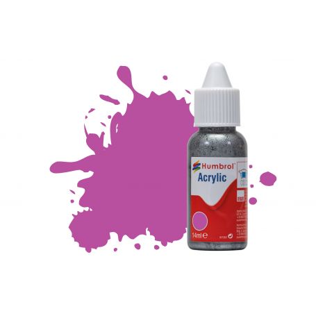 HUMBROL ACRYLIC DROPPER BOTTLE DB0058 MAGENTA MATT
