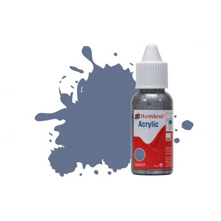 HUMBROL ACRYLIC DROPPER BOTTLE DB0096 RAF BLUE MATT