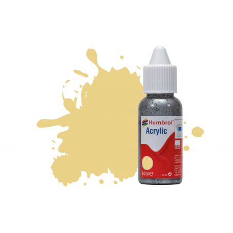 HUMBROL ACRYLIC DROPPER BOTTLE DB0103 MATT CREAM