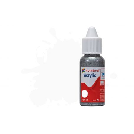 HUMBROL ACRYLIC DROPPER BOTTLE DB0130 WHITE SATIN