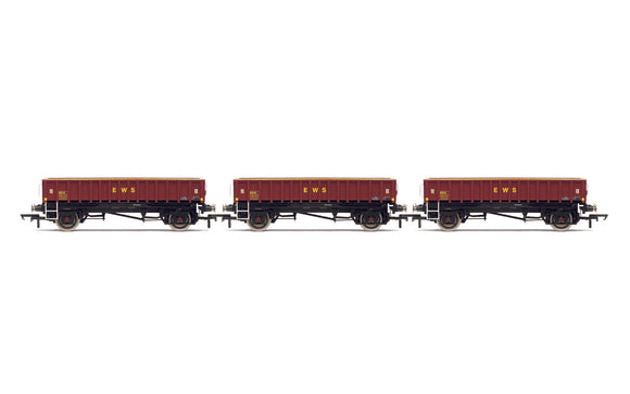 Hornby R60161 MHA Ballast Wagon, Three Pack, EWS - Era 9