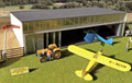 GAUGEMASTER GM445 FORDHAMPTON AIRCRAFT HANGAR KIT OO GAUGE