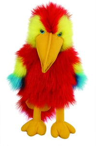 THE PUPPET COMPANY PC4204 BABY BIRDS SCARLET MACAW HAND PUPPET