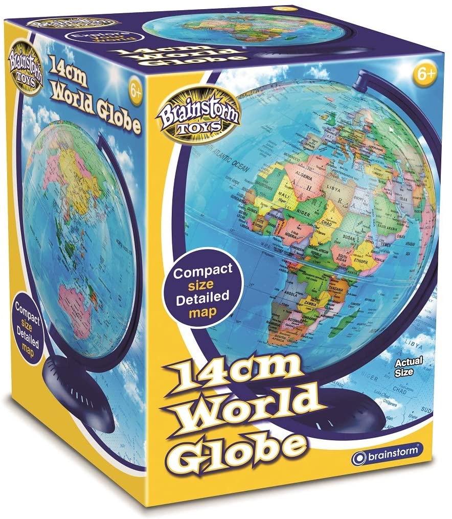 BRAINSTORM TOYS E2045 14cm WORLD GLOBE