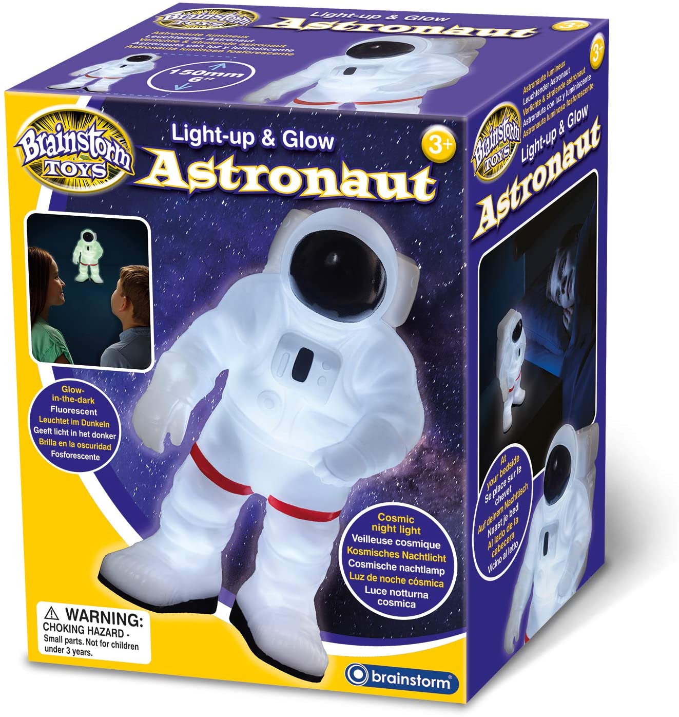 BRAINSTORM TOYS E2066 LIGHT-UP & GLOW ASTRONAUT MULTI-COLOUR