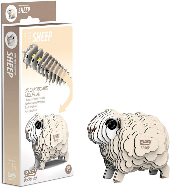 EUGY D5020 SHEEP 3D CARDBOARD MODEL KIT