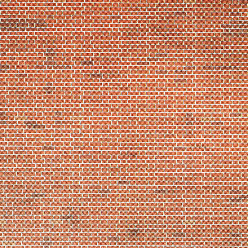 METCALFE M0054 00/H0 SCALE RED BRICK SHEETS