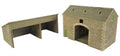 METCALFE PO251 00/H0 SCALE MANOR FARM BARN