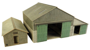 METCALFE PO252 00/H0 SCALE MANOR FARM BUILDINGS