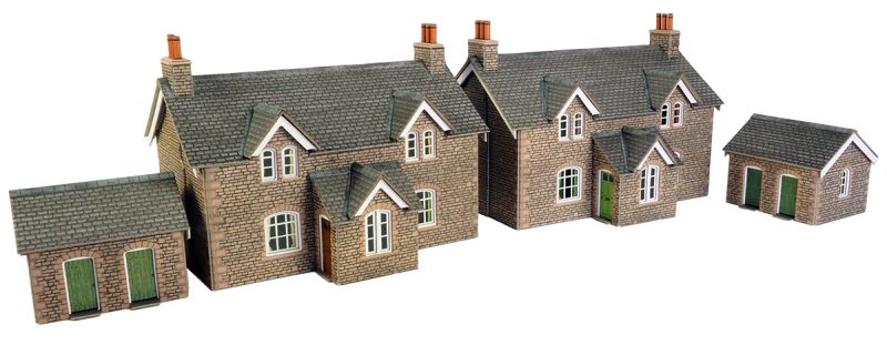 METCALFE PO255 00/H0 SCALE WORKERS COTTAGES