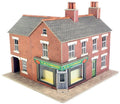 METCALFE PO263 00/H0 SCALE CORNER SHOP RED BRICK