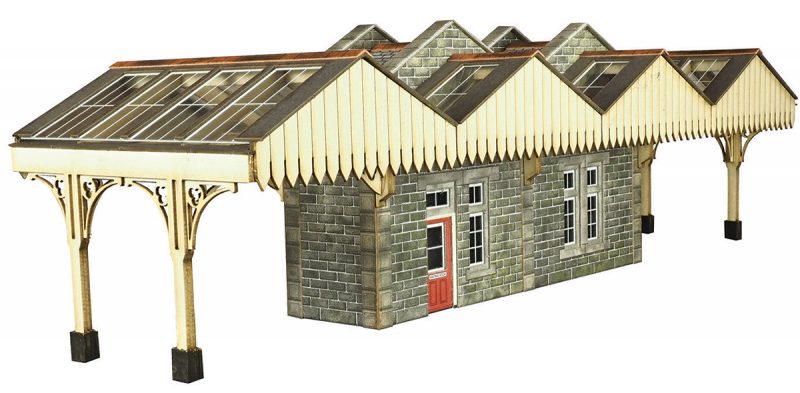 METCALFE PO322 00/H0 SCALE ISLAND PLATFORM BUILDING