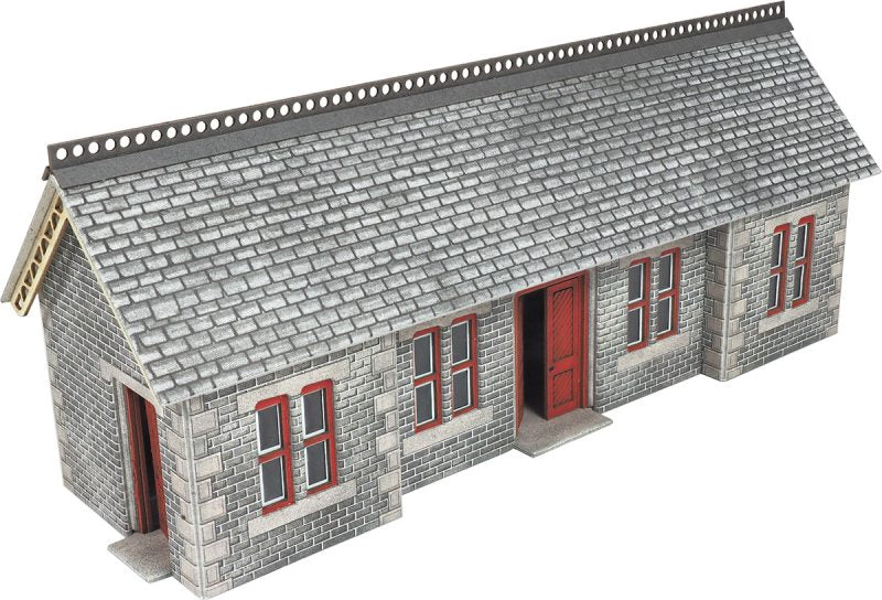 METCALFE PO334 00/H0 SCALE SETTLE/CARLISLE RAILWAY STATION SHELTER