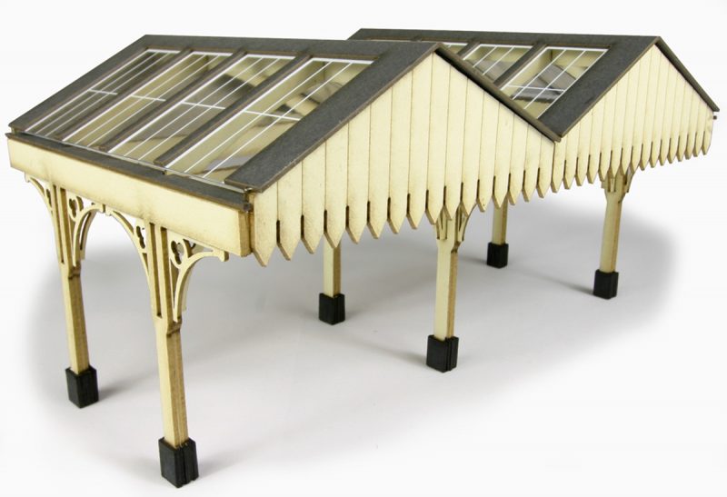 METCALFE PO340 00/H0 SCALE PLATFORM CANOPY