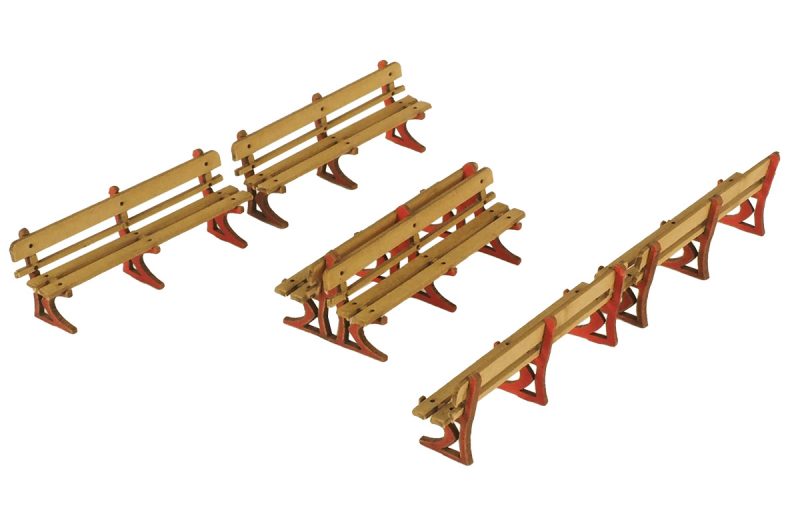 METCALFE PO502 00/H0 SCALE PLATFORM BENCHES