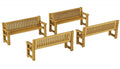 METCALFE PO503 00/H0 SCALE PARK BENCHES