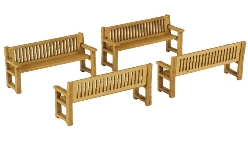 METCALFE PO503 00/H0 SCALE PARK BENCHES