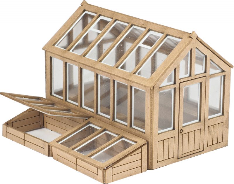 METCALFE PO514 00/H0 SCALE GREENHOUSE