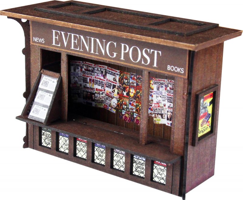 METCALFE PO517 00/H0 SCALE PLATFORM KIOSK