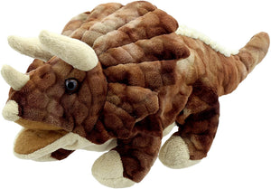 THE PUPPET COMPANY PC002903 BABY BROWN TRICERATOPS PUPPET
