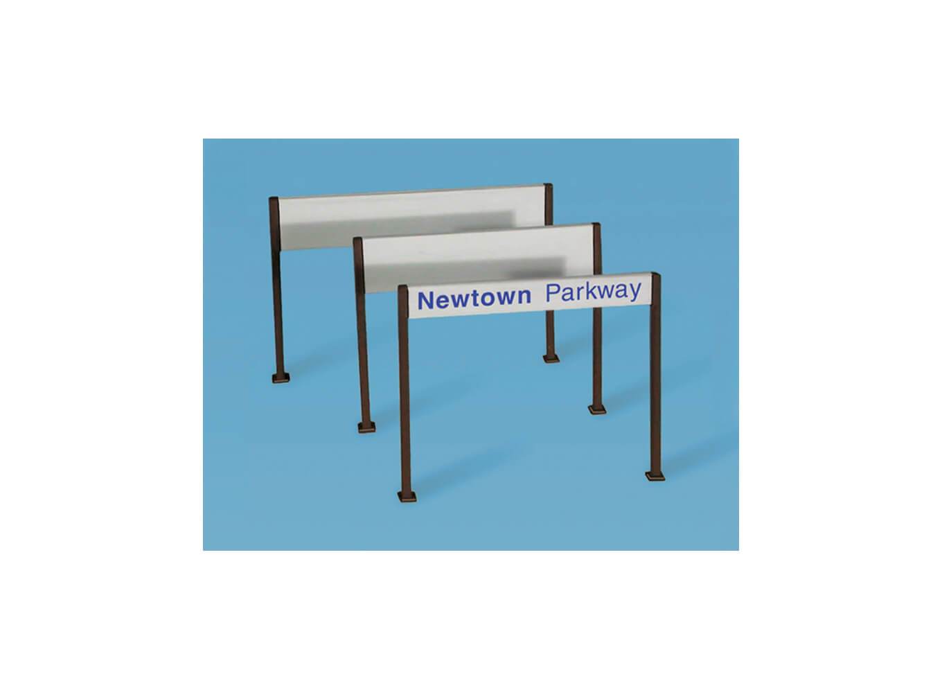PECO MODELSCENE 5095 STATION NAME BOARDS MODERN
