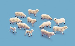 PECO MODELSCENE 5110 SHEEP AND LAMBS
