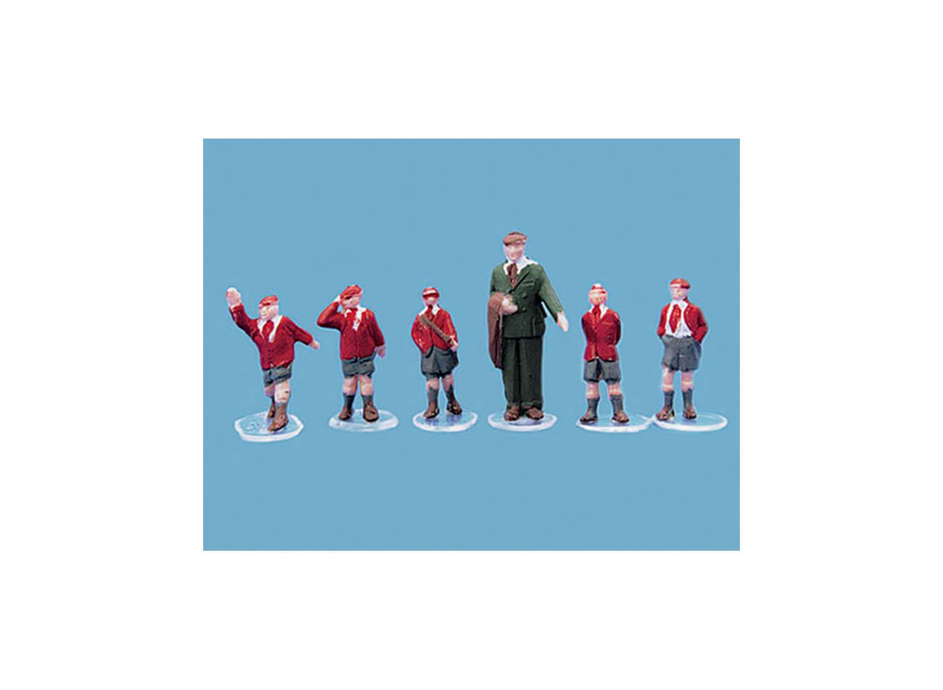 PECO MODELSCENE 5121 SCHOOL BOYS AND MASTER  OO SCALE FIGURES