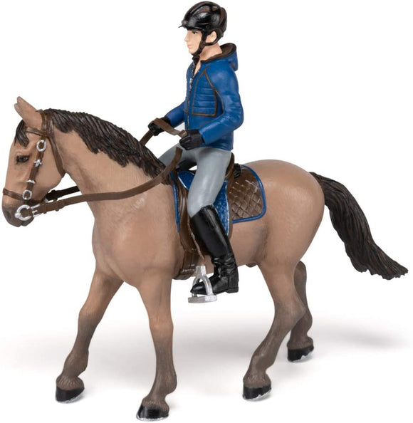 PAPO 51565 WALKING HORSE WITH MALE RIDER