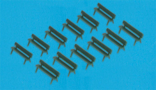PECO MODELSCENE 5180 PLATFORM SEATS  N GAUGE  FIGURES