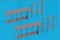 PECO MODELSCENE 5192 BUS STOPS  N GAUGE  FIGURES