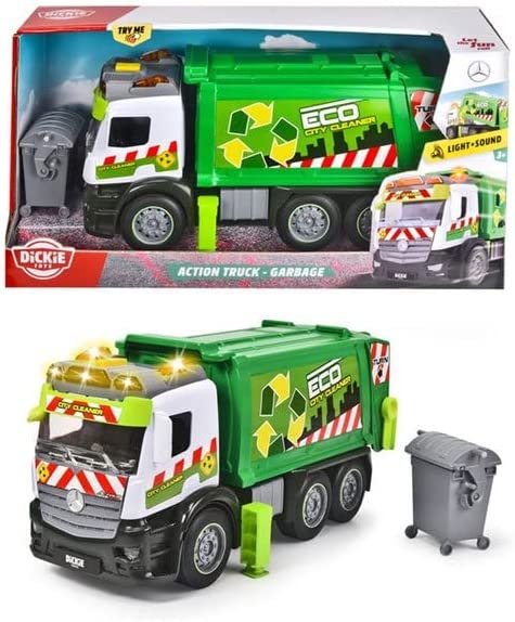 DICKIES TOYS 7615 GARBAGE ACTION TRUCK