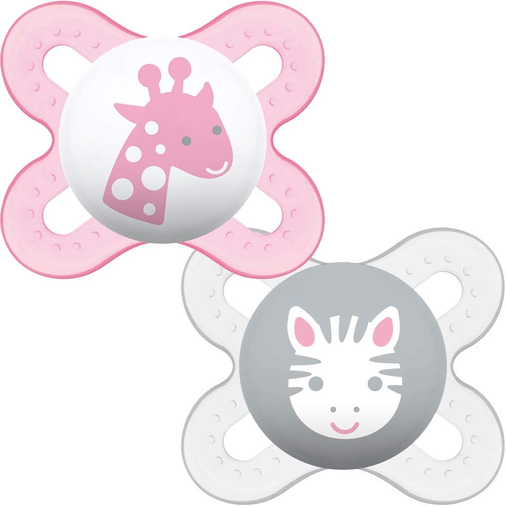 MAM Start Soothers 0-2m- Pink