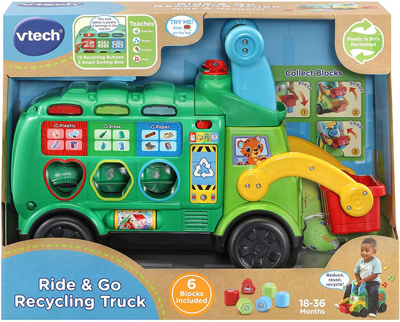 VTECH 541803 RIDE AND GO RECYCLE LORRY