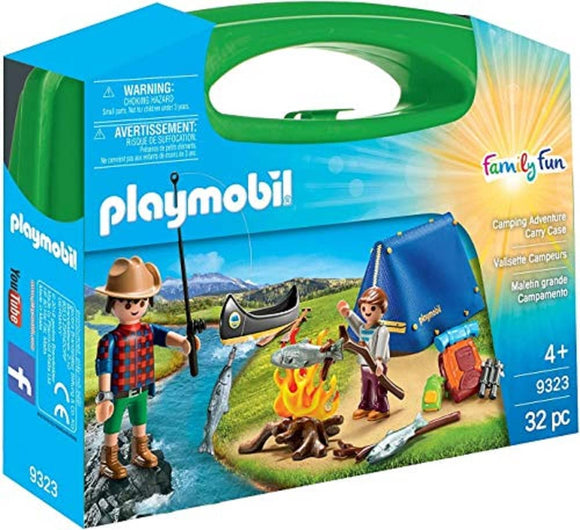 PLAYMOBIL 9323 FAMILY FUN CAMPING ADVENTURE CARRY CASE