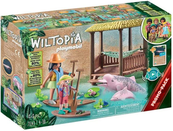 PLAYMOBIL 71143 WILTOPIA PADDLING TOUR WITH RIVER DOLPHINS