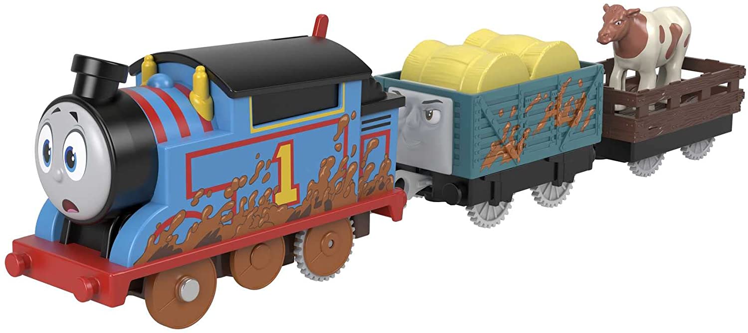 THOMAS & FRIENDS MOTORIZED ACTION HDY73 MUDDY THOMAS
