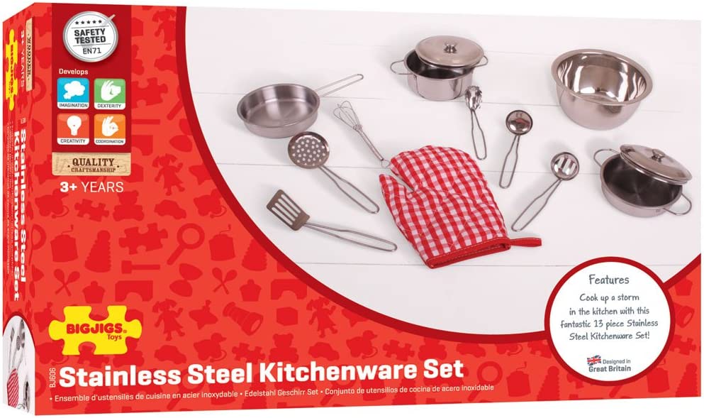 BIGJIGS BJ606 STAINLESS STEEL KITCHENWARE SET