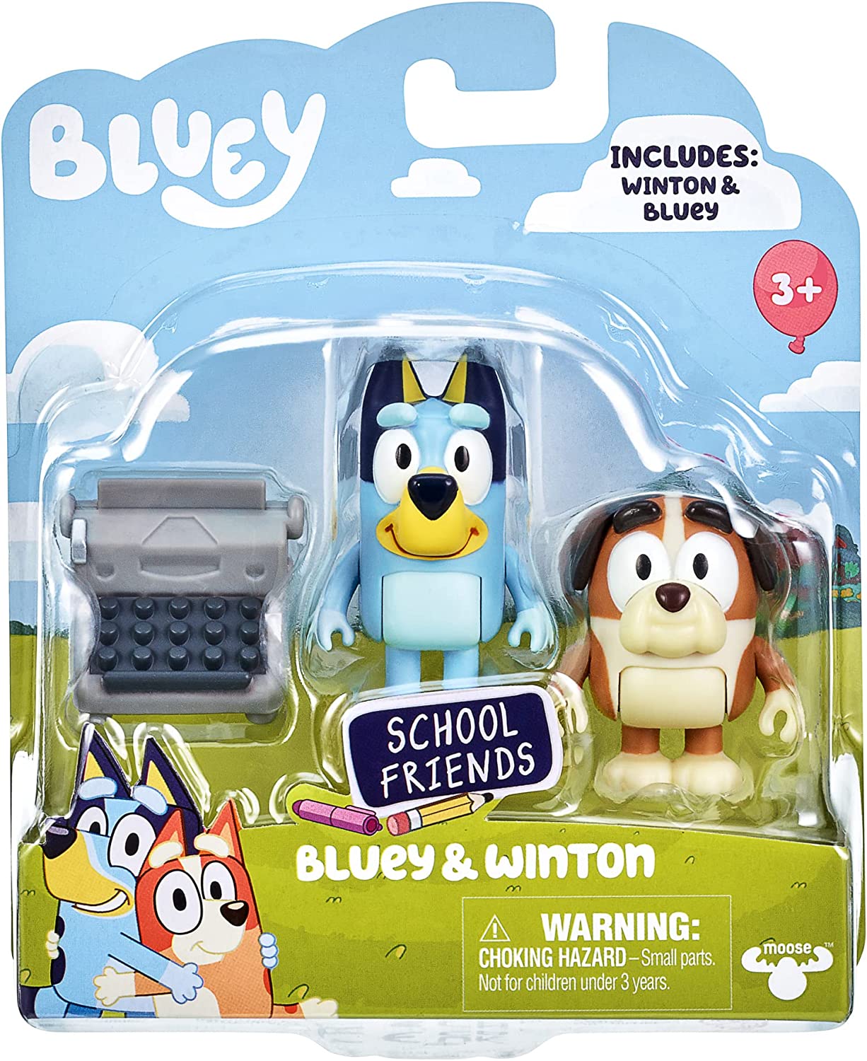 BLUEY 17342 BLUEY & WINTON 2 FIGURE PACK