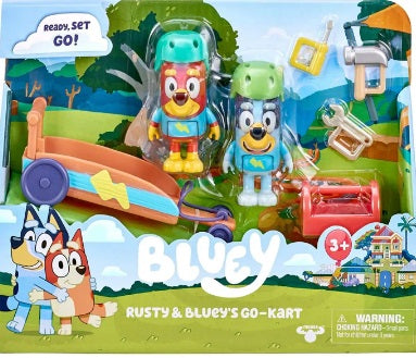 BLUEY 17357 RUSTY & BLUEYS GO KART