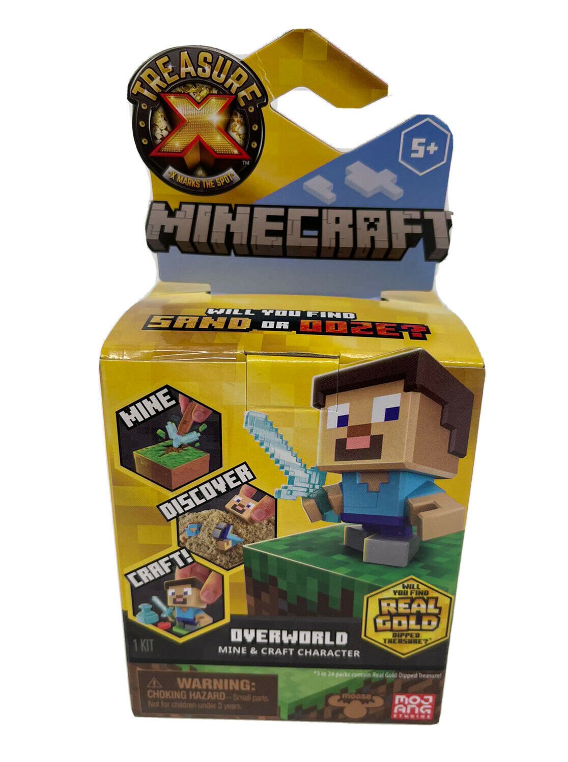 TREASURE X 41682 MINECRAFT OVERWORLD MINE & CHARACTER