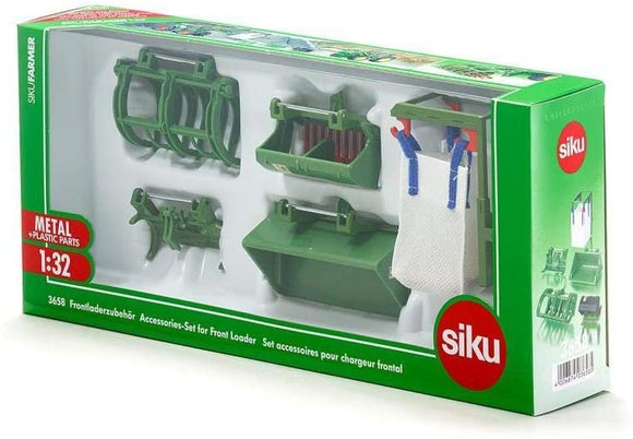 SIKU 3658 ACCESSORIES FOR FRONT LOADER 1:32 SCALE