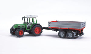 BRUDER 2104 Fendt 209 S with Tipping Trailer
